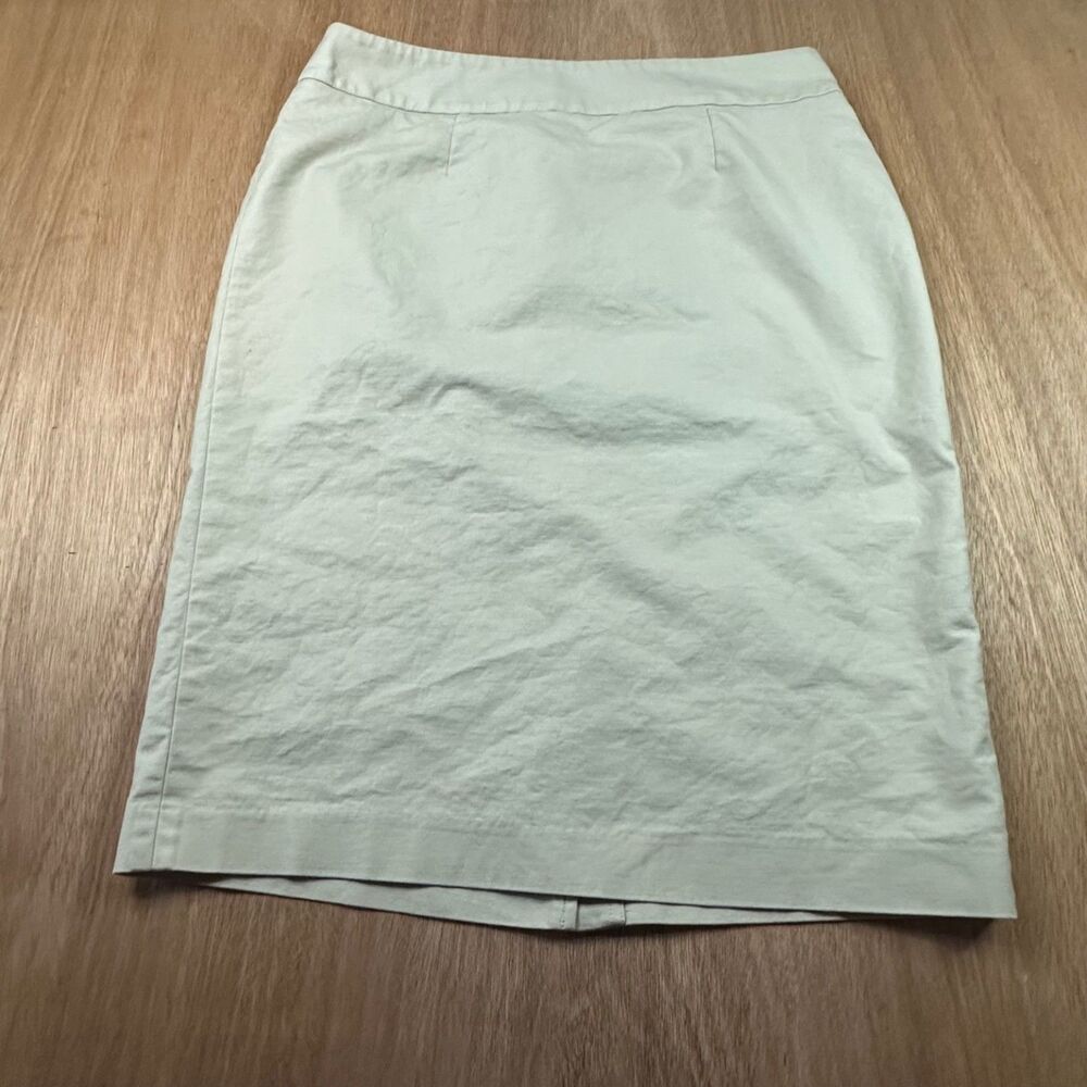 Coldwater Creek Women’s Beige Pencil Skirt Zip Back Lined Size 6